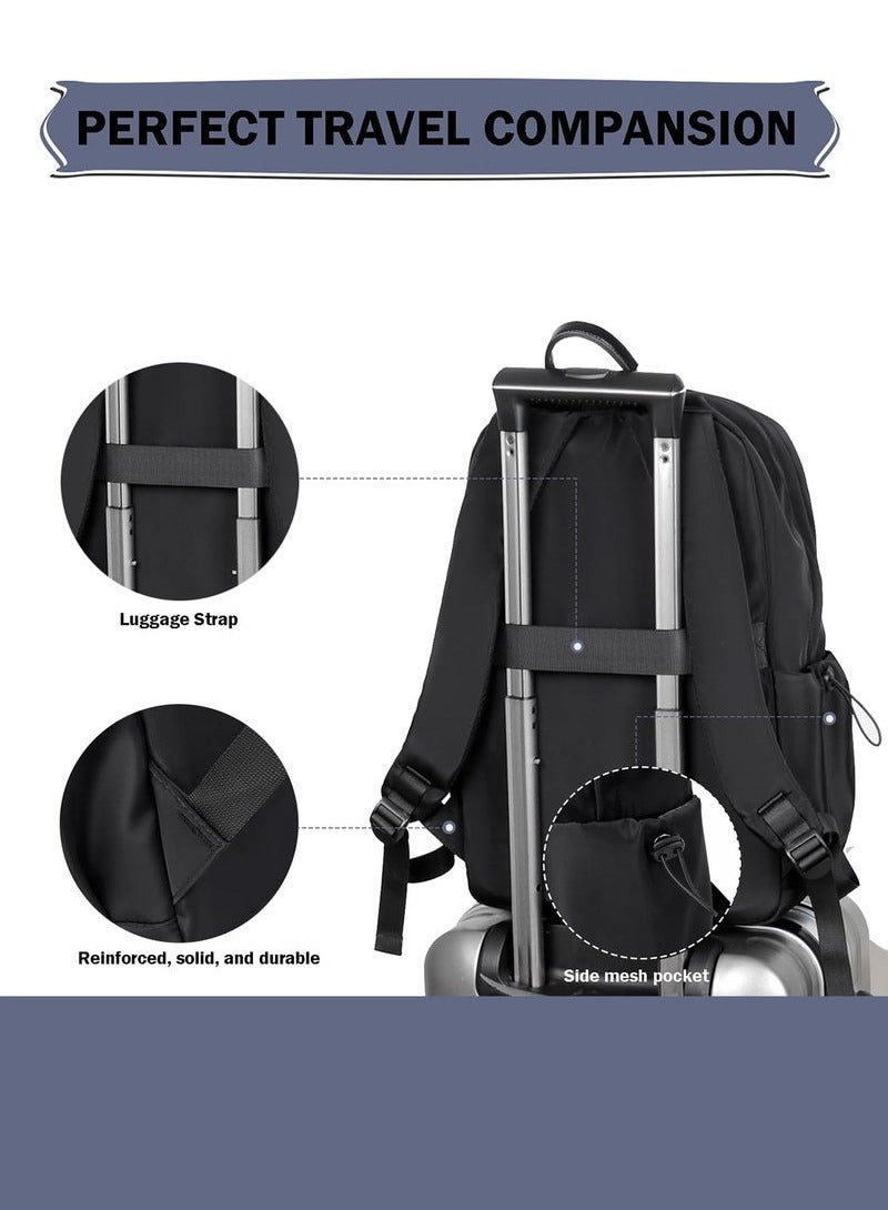 Arabest Travel Backpacks for Students & Travelers: Business Laptop Bag Backpack Fits Up to 15.6" Laptop, Backpack for Men and Women with USB Charging Port, Water-Resistant, Large Capacity - Image 4