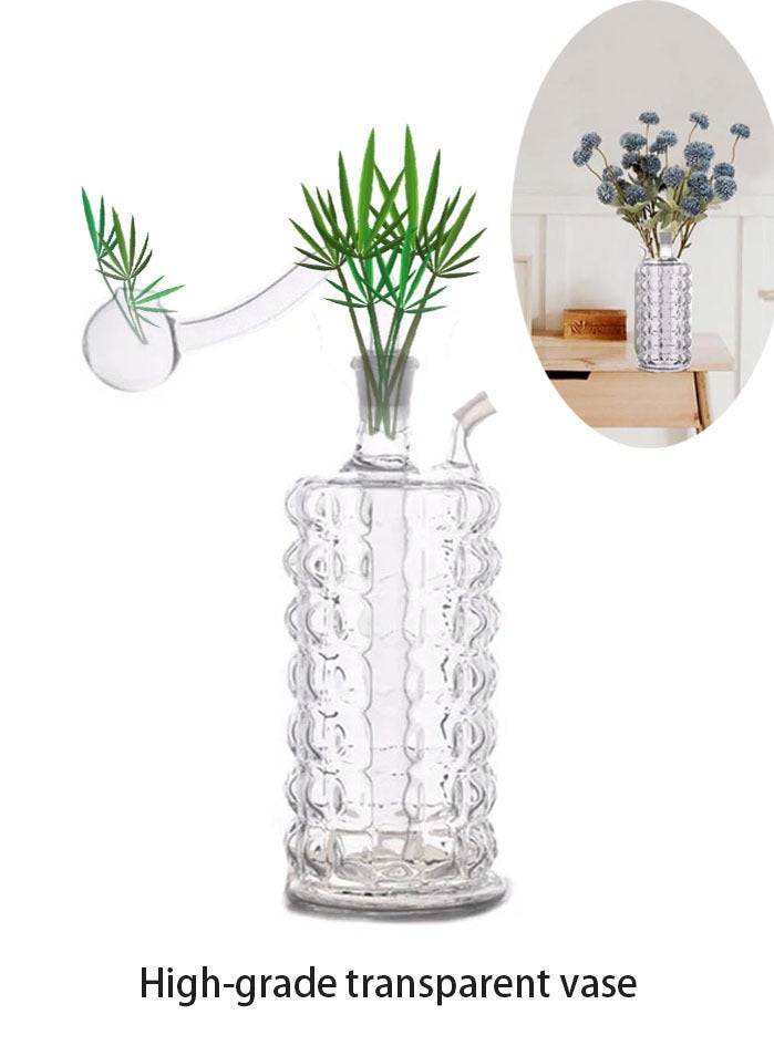 Mini Glass Home Decorative Heat Resistant Oil Lamp Vase - Image 2