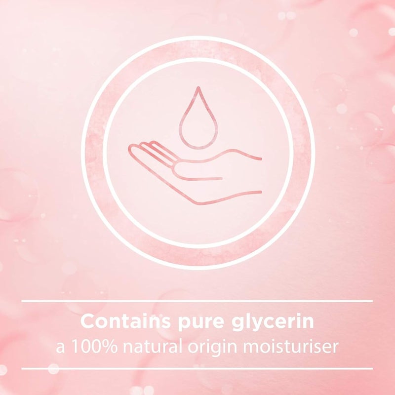 Johnson & Johnson Johnson's Vita-Rich, Replenishing Hand Wash, with Almond Blossom, 500ml, pH balanced, Naturally Derived Ingredients, Enriched with Glycerin, Long-Lasting Gentle Hydration and Moisturization - Image 3
