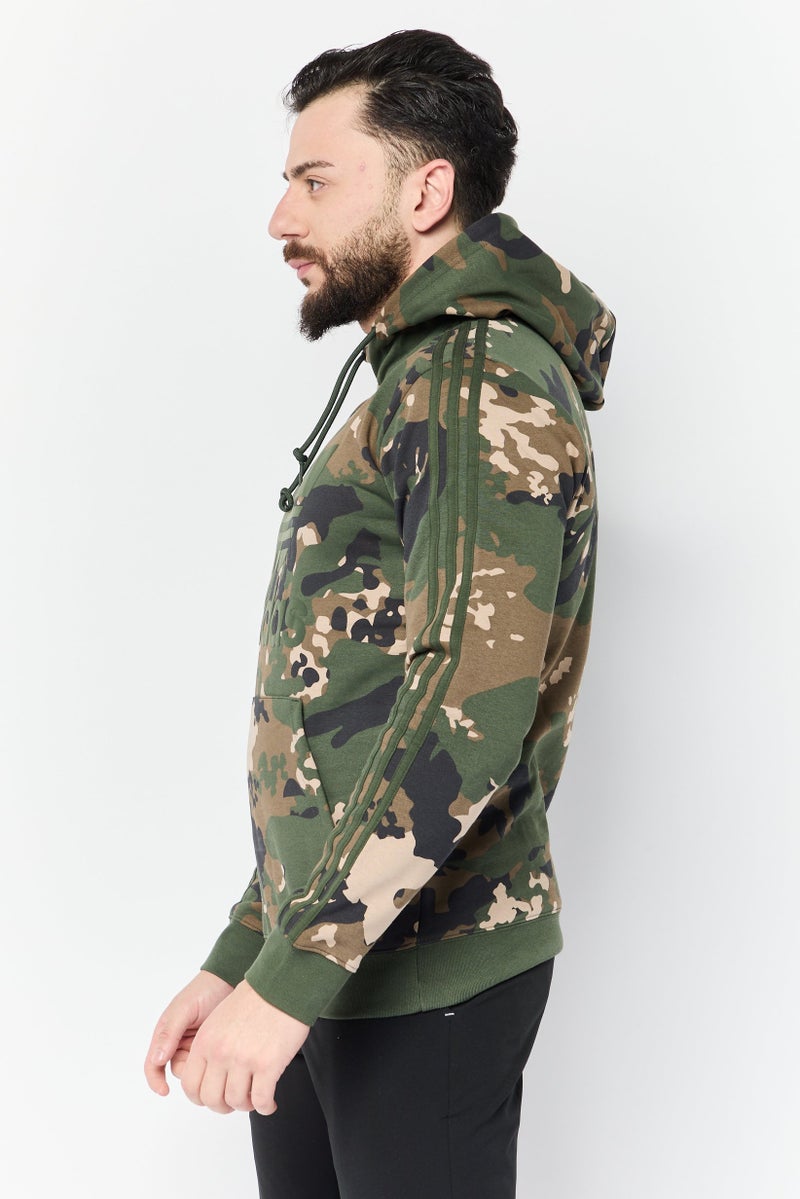 adidas Originals Men Sportswear Fit Camouflage Outdoor Hoodie, Multicolor  - Image 4