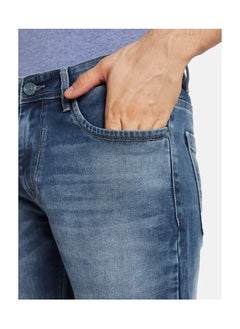 OCTAVE Men's mid-rise straight fit denim jeans,Fossil  - Image 5