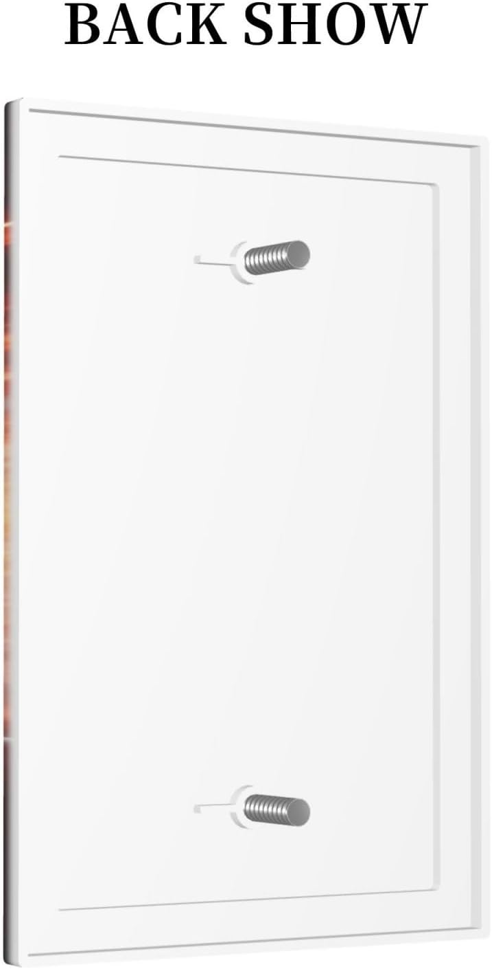 Light Switch Cover Dart Board Wall Plate 1 Gang Switch Plate Covers Decorative Outlet Cover Electrical Receptacle Faceplate for Bathroom Kitchen Decor Wall Plates 5" x 3" - Image 2