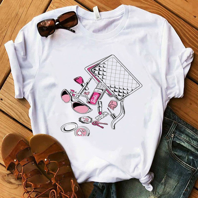 [Send on the same day] cross-border T-shirt women's short-sleeved printed T-shirt cartoon supply women's clothing - Image 3