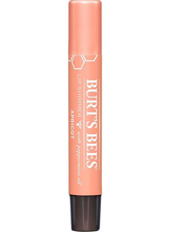 Burt's Bees Lip Balm, Moisturizing Lip Shimmer for Women, for All Day Hydration, with Vitamin E & Coconut Oil, 100% Natural, Apricot, 0.09 Ounce - Image 2