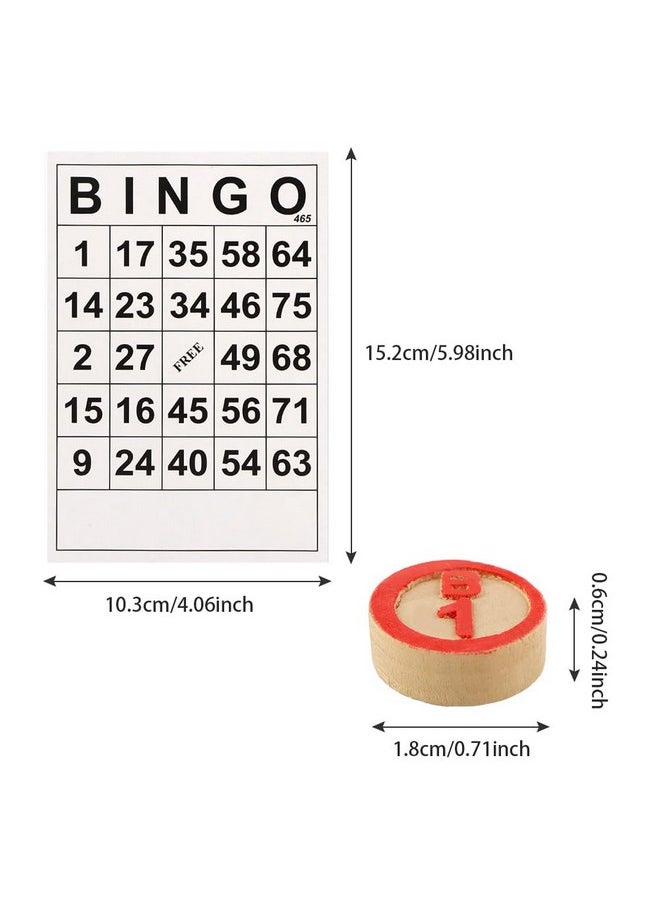 لعبة لوحة بينجو، بطاقات بينجو كلاسيكية، لعبة بينجو خشبية عتيقة للحفلات والألعاب الجماعية، مع 40 بطاقة أرقام بينجو و75 بطاقة شطرنج - pzsku/Z4D82BA7D82A35E9ED354Z/45/_/1734348285/ee48c950-0e7f-4512-aa28-5bac0423f7d2
