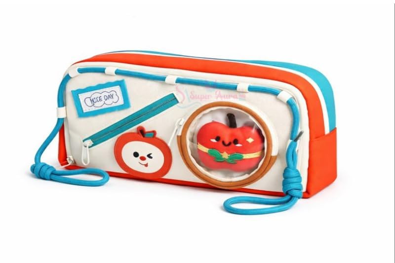 Invite Enterprise 4 Compartments Pencil Case for Boys,Big Canvas Pen Pouch Bag, Large Capacity Pen Box, Tool Bag for Middle School College Office Organizer for Kids Men Women Adult Teens [Black Color] - Image 1