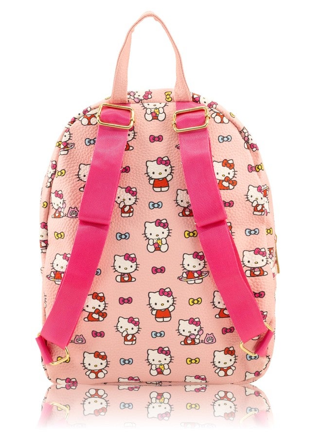 Fast Forward Sanrio Hello Kitty Mini Backpack for Girls | PU Leather Daypack Backpack Featuring Hello Kitty | Small Travel Bag, Lightweight Backpack | Ages 3+ - Image 3