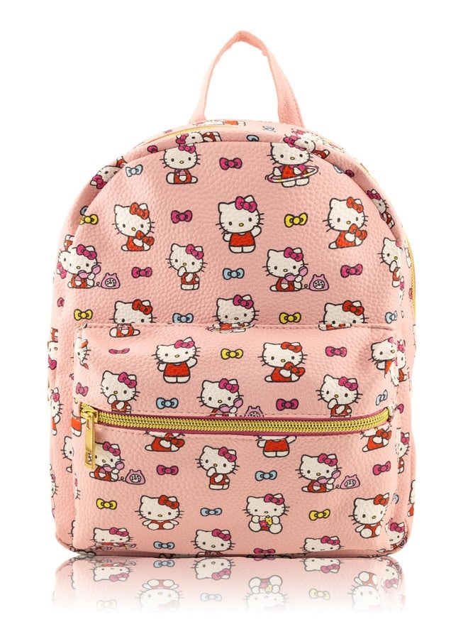 Fast Forward Sanrio Hello Kitty Mini Backpack for Girls | PU Leather Daypack Backpack Featuring Hello Kitty | Small Travel Bag, Lightweight Backpack | Ages 3+ - Image 1