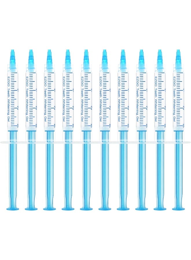 EZGO Ezgo Teeth Whitening Gel Syringe22% Carbamide Peroxide(10) 5Ml SyringesNo Sensitivity - Image 1