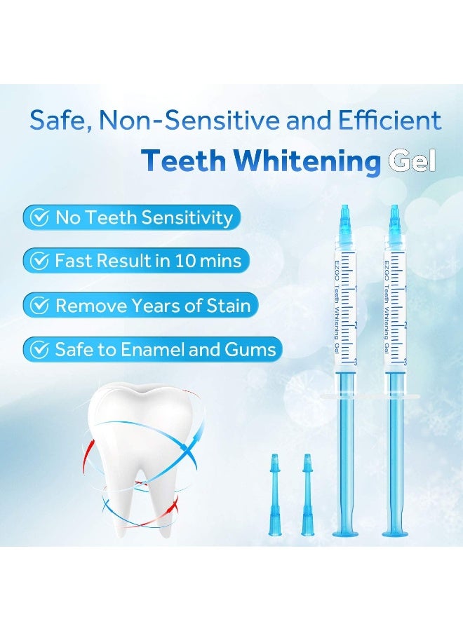 EZGO Ezgo Teeth Whitening Gel Syringe22% Carbamide Peroxide(10) 5Ml SyringesNo Sensitivity - Image 3
