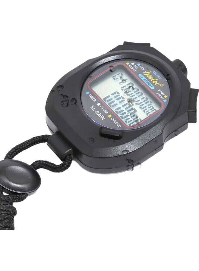 GEDUN Gedon Stopwatch Timer, Electronic Counter, 2 Rows 10 Lanes, For Competitions, Sports, Waterproof, Swimming, Fitness, Multi-Functional - Image 3