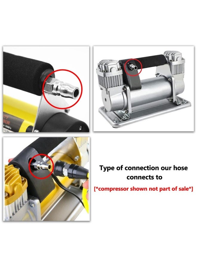 7M Tire Pressure Gauge Hose with Analog Display and Quick Connect Air Fitting – Suitable for Cars, Trucks, and Motorcycles - Image 3