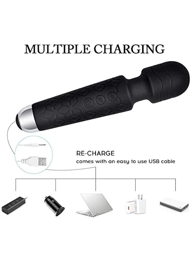 عصا تدليك علاجي قابلة لإعادة الشحن - Image 3