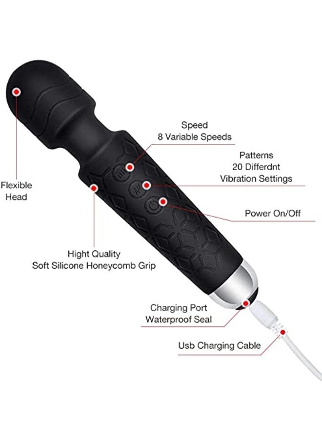 عصا تدليك علاجي قابلة لإعادة الشحن - Image 4