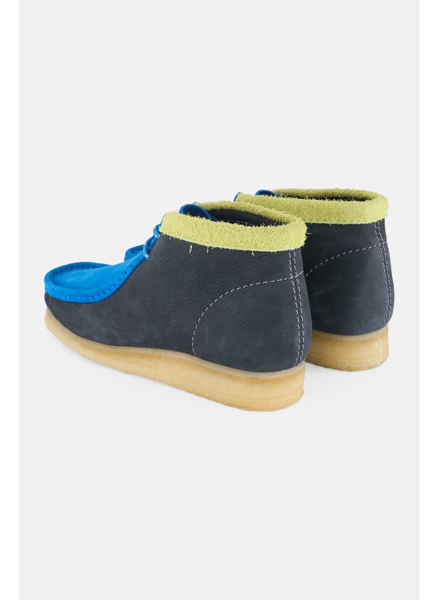 clarks Men Wallabee Lace Up Ankle Boots, Grey  - Image 2