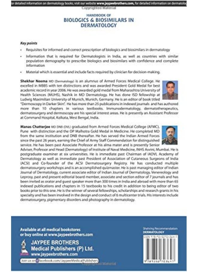Handbook of Biologics & Biosimilars in Dermatology  - Image 2