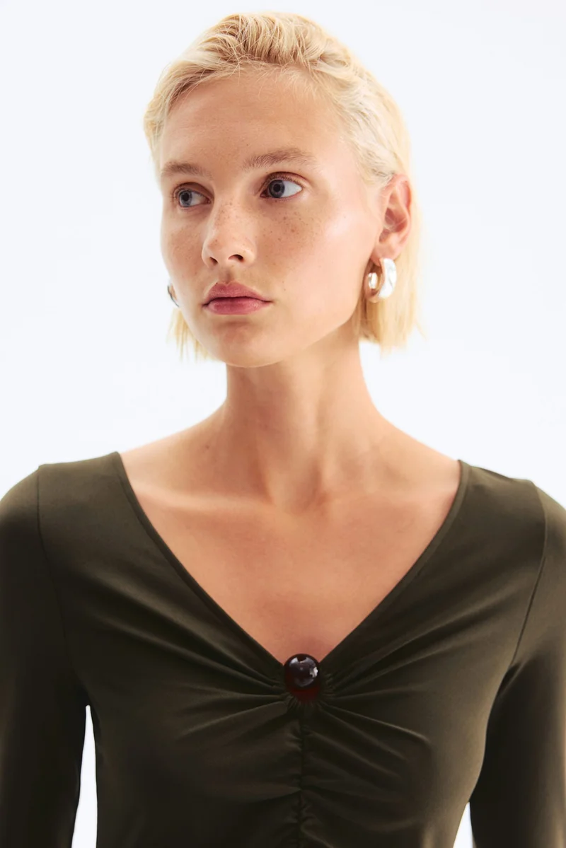 H&M Draped mini dress