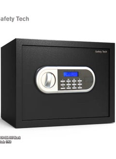 Safety Tech Safe with digital screen, movable internal shelf and powerful alarm, size 30*38*30cm  - Image 4