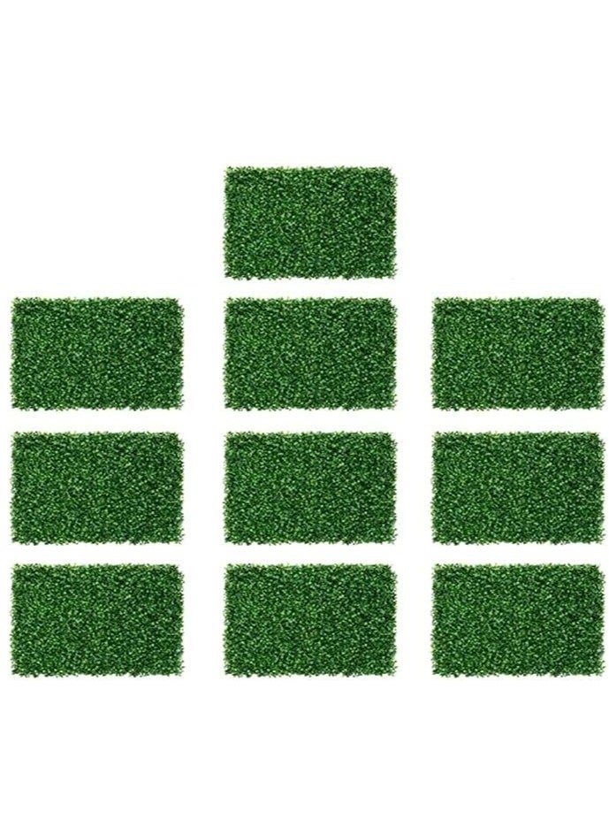 HOME TASTE Hometaste Premium Artificial Wall Grass Panels For Stunning Indoor And Outdoor Decor - Elevate Your Space With Faux Greenery, Perfect For Gardens, Villas, And Privacy Screens (10_Pieces)  - Image 1