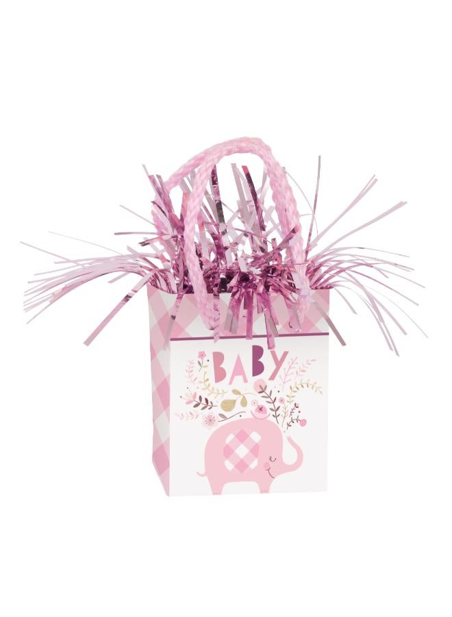 Unique Gift Bag Balloon Weight Pink - Image 1