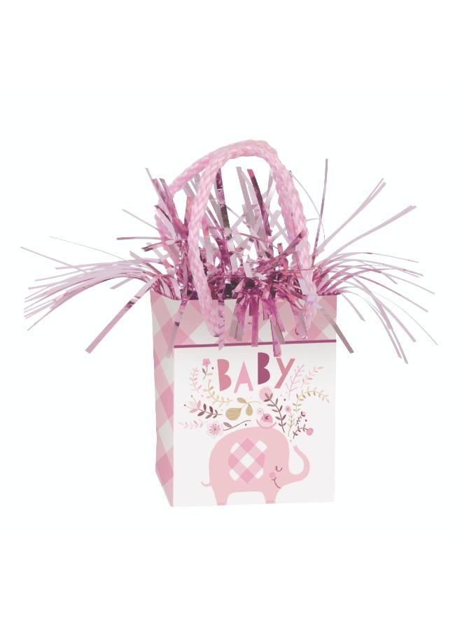 Unique Gift Bag Balloon Weight Pink - Image 2
