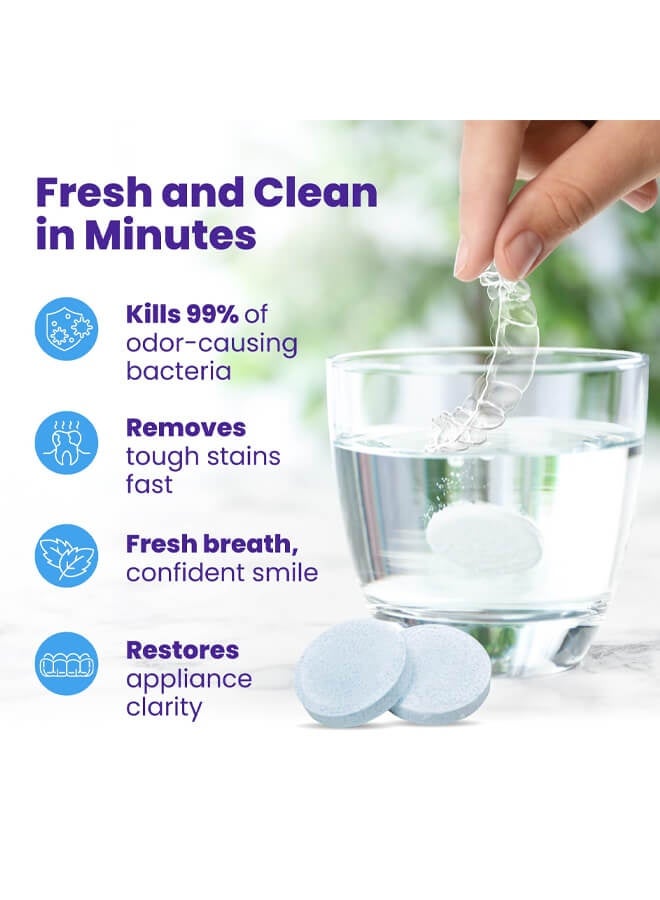 Bahfir Retainer Brite - Retainer Cleaner Tablets for Invisalign, Mouth Guard Cleaner, Night Guard Cleaner and More, Cleaning Tablets for Ultrasonic Cleaners, 30 Tablets - 1 Month Supply - Image 2