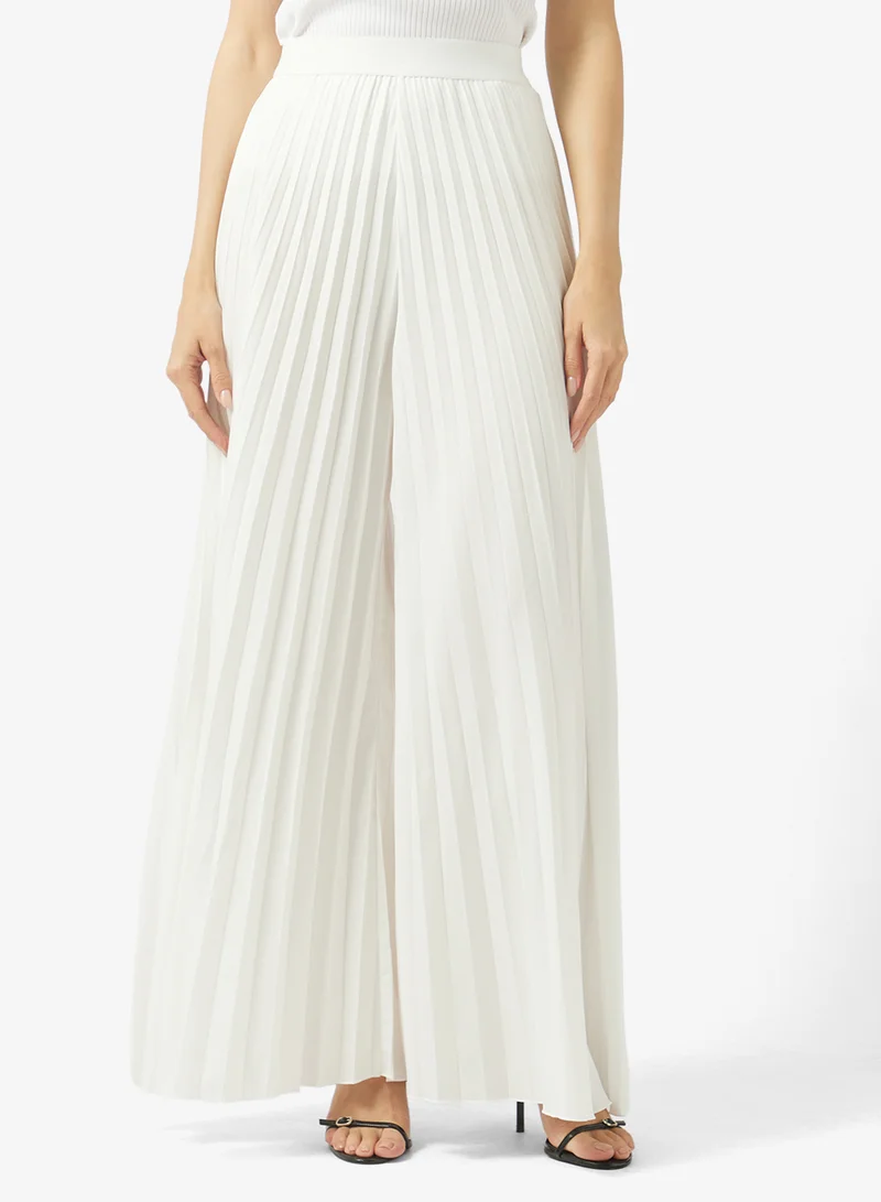 ELLA Color Block Top & Pleated Pant Set