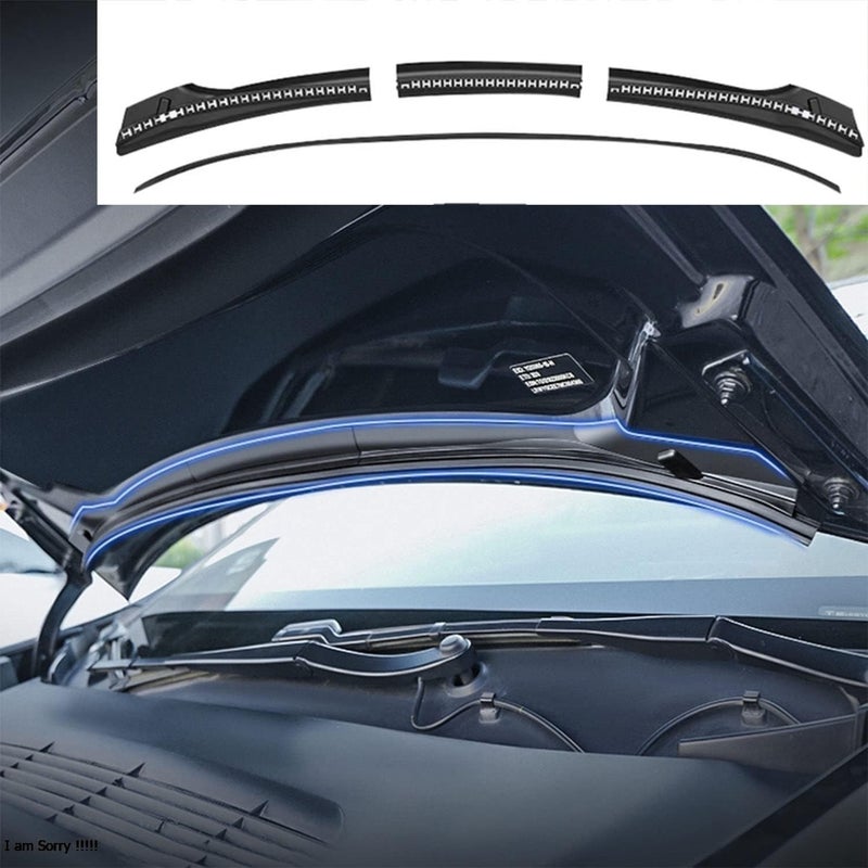 FITEV FITEV Tesla Model Y Front Hood Weather Strip Rubber Seal Protector Front Trunk Hood Dust Proof Seal Guard Strip for Tesla Model Y Accessories  - Image 1