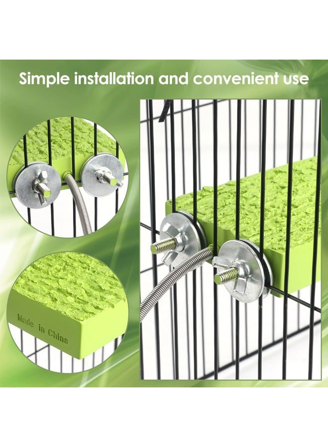 HOSUKKO حامل تدفئة الطيور للقفص، عارضة دافئة قابلة لضبط الحرارة مع عش صغير، 12 فولت 5 واط نطاق 91°F-118°F حامل تدفئة عارضة الطيور لفصل الشتاء منزل عش صغير لطيف لطيور الكوكاتيل والطيور الصغيرة - Image 3