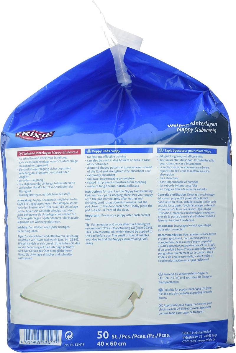 Trixie Nappy Puppy Pads - 50 Pack (40 x 60 cm) - Image 3