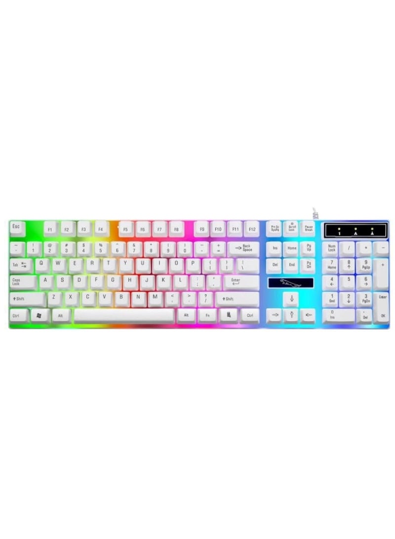 G21 Wired Gaming Keyboard with Mechanical Feel & Colorful Backlight - Image 1