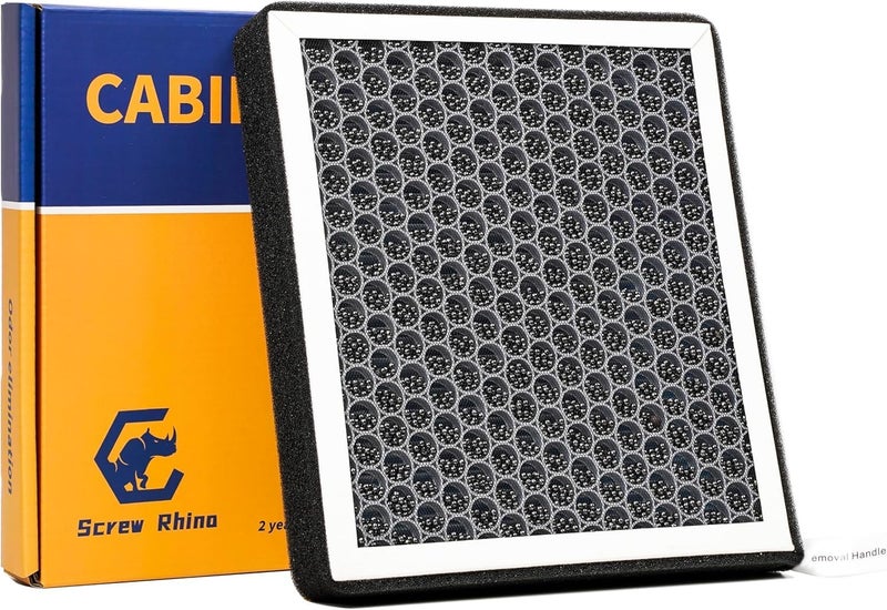 SCREW RHINO فلتر هواء كابينة هيبا من سكرو راينو CF12160 لسيارات هيونداي وكيا - Image 1