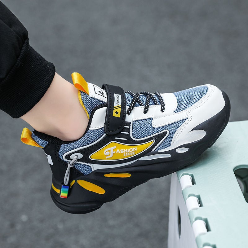 Mesh Sneakers Lightweight Flexible Sole Walking Shoes For Kids Indoor And Outdoor Activities - Image 2