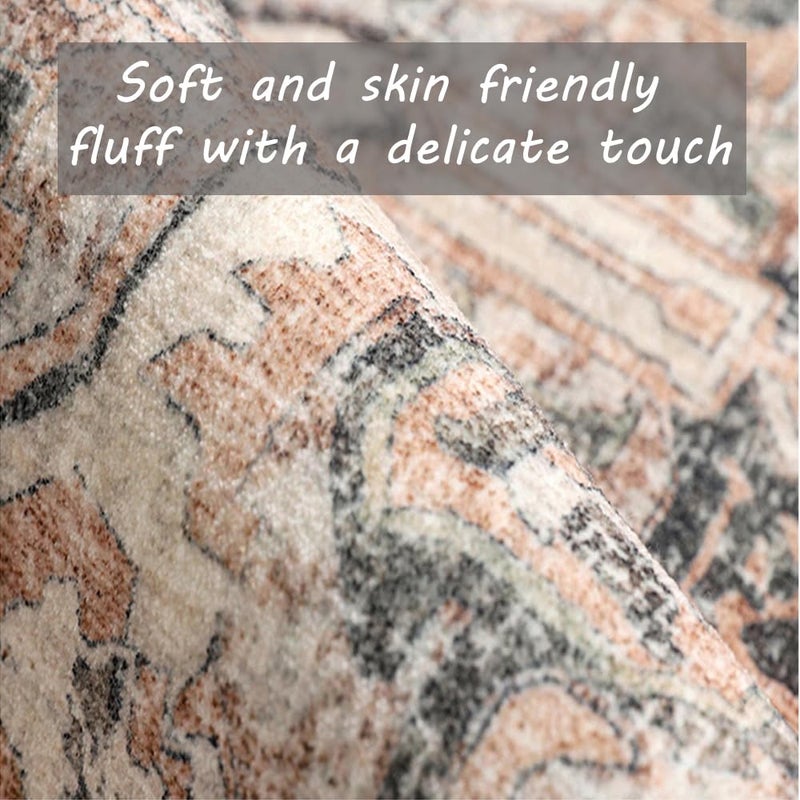 CHAMPLANT منطقة شامبلانت سجادة 2 × 3 قابلة للغسل حصيرة سجادة قابلة للتسرب من السجادة السجادة الممسحة الداخلية المدخل الداخلي - Image 3