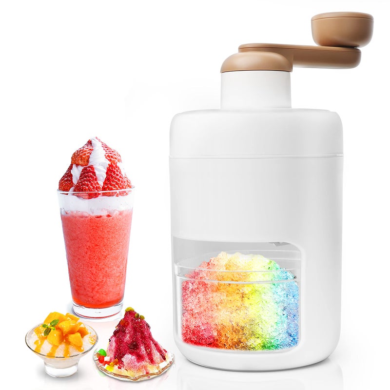 FILTA FILTA Shaved Ice Machines and Snow Cone MachinePortable Ice Crusher and Shaved Ice Machine with Ice Cube TraysBPA Free 