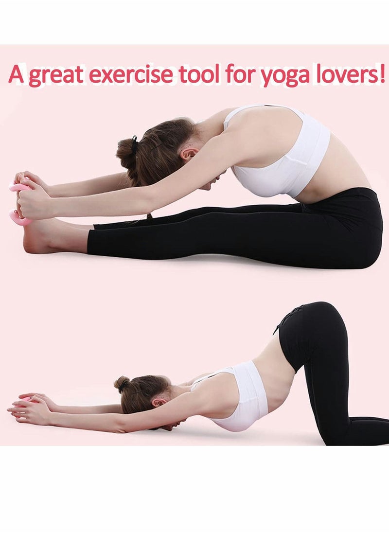 Y&D Yoga Ring Pilates Training 3 Pieces Stretch for Relax Back and Leg Home Workouts Gym Stretches Strengthen Chest Thighs Arms Core  - Image 3
