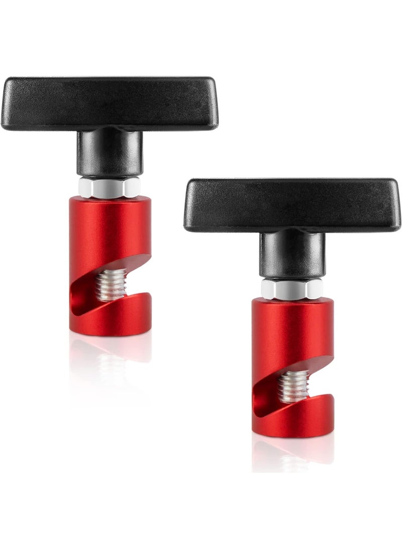 Red Lift Support Clamp for Hood Strut, Shock Prop Strut Stopper Retainer Tool for Car Hood, Hood Stay Holder Work for Tailgate Hatch and Liftgate, 2 Pack… - Image 1
