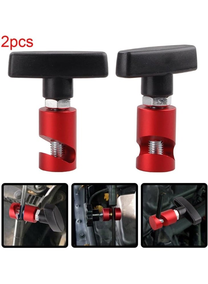 Red Lift Support Clamp for Hood Strut, Shock Prop Strut Stopper Retainer Tool for Car Hood, Hood Stay Holder Work for Tailgate Hatch and Liftgate, 2 Pack… - Image 3
