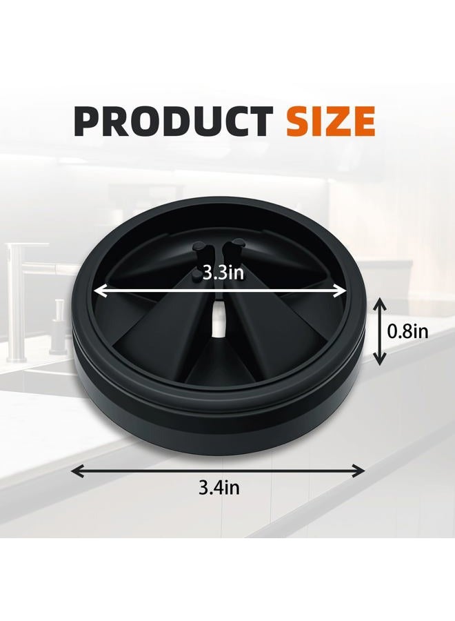 Kaiwon Garbage Disposal Splash Guard 3 3/8" for InSinkErator Evolution Series, Noise Reduction & Easy Install Silicone Sink Baffle - Dishwasher Safe Drain Plug for Home Kitchens & Rentals - Image 4