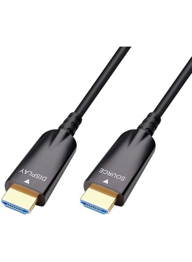 10m HDMI 2.1 Fiber Optic Cable – Ultra High-Speed – Supports 8K@60Hz, 4K@120Hz & 144Hz – 48Gbps Bandwidth – Ideal for Gaming and Home Entertainment - Image 3