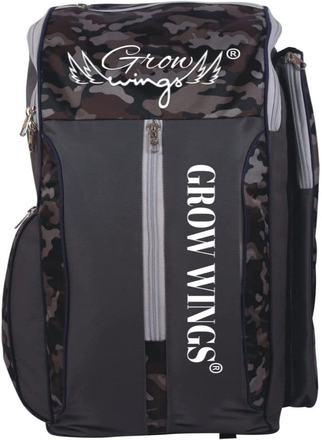 Grow wings Cricket Kit Duffle with Material/Solid Nylon Fabric (Kit Bag) (Olive Green) - Image 3