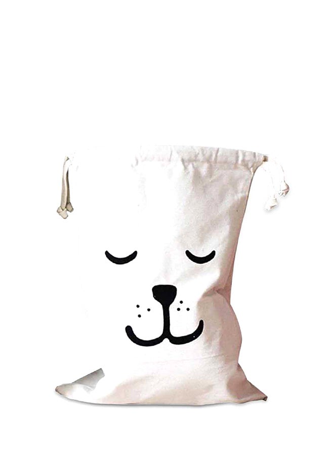 Multipurpose Foldable Laundry Basket White 45x65cm