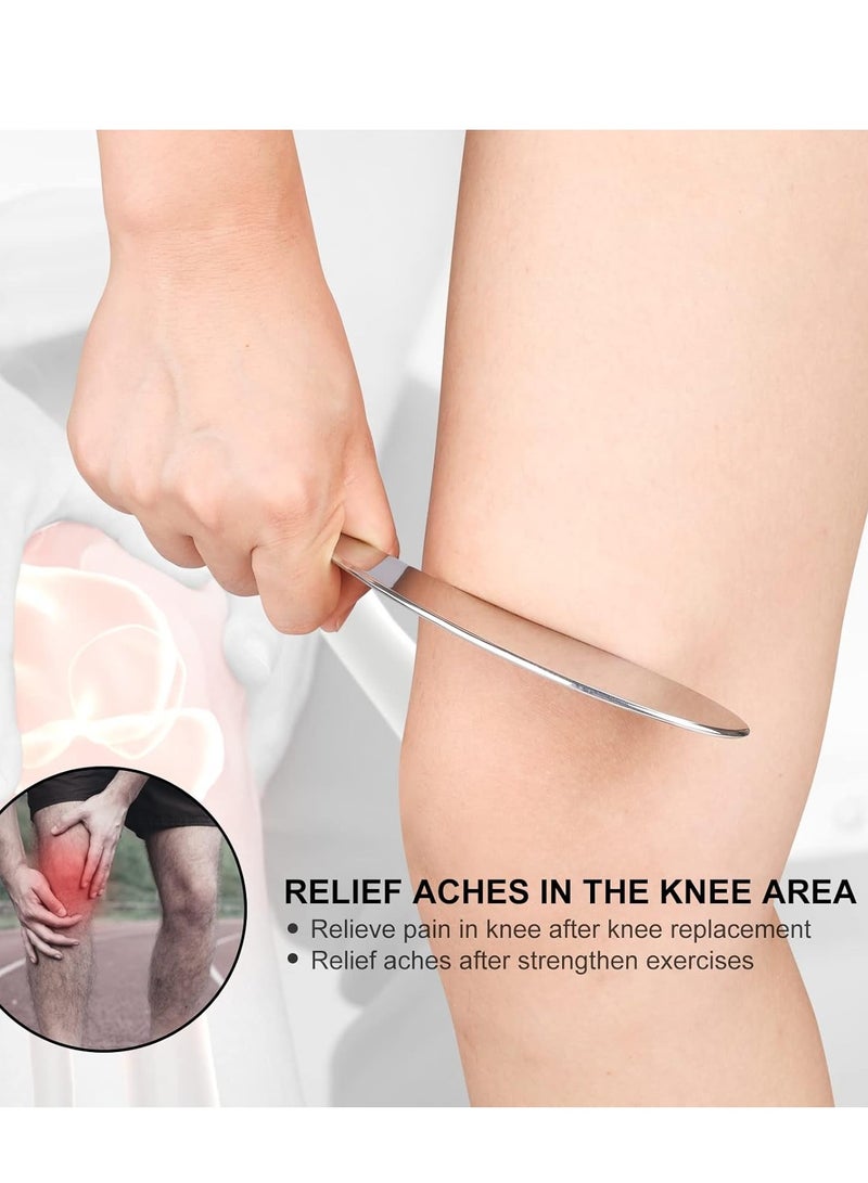 general Guasha Massage Tool, Grade Stainless Steel Scraping Tool for Soft Tissue Upgrade Physical Therapy Stuff,Used for Back, Legs, Arms,Neck,Shoulder, Gua sha Tool - Image 4