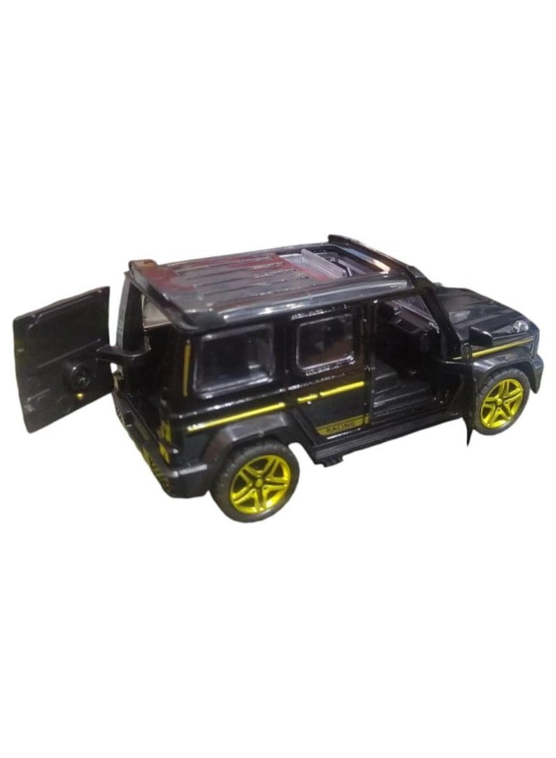 لعبة سيارة موديل 1:32 لسيارة Brabus G800 سبيكة نموذج سيارة ضوء تأثير صوت Diecast ألعاب السيارات (اللون: أسود) - Image 3