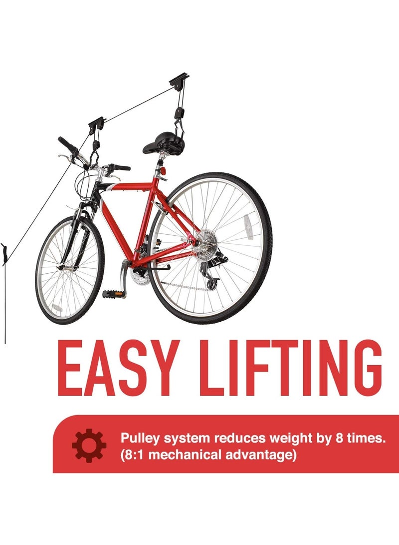 Racor - PBH-1R, Bike Storage, Garage Pulley Lift - Image 3