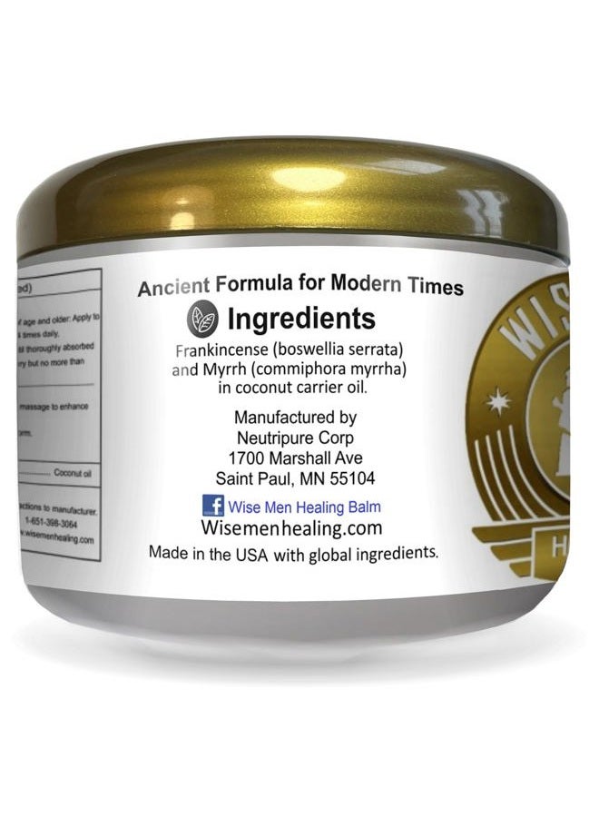 Wise Men Healing Balm with Myrrh and Frankincense Essential Oils for Neuropathy, Sciatica and Nerve Pain Massage and Skin Moisturizing - Image 4