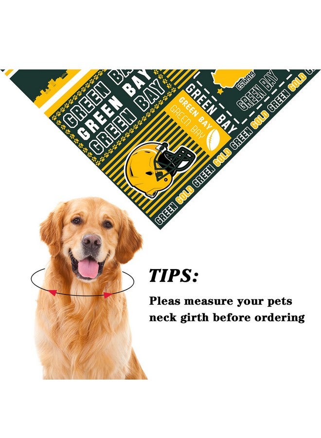 Pet Dog Bandana for Dogs, Football Cats Cotton Reversible Triangle Bid Scarf Perfect Game Day Dog Gifts - Image 5