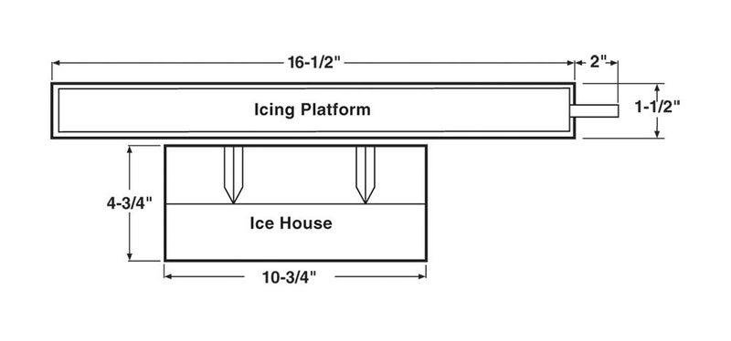Walthers Cornerstone Series Kit HO Scale Ice House and Icing Platform,grey, 8 - Image 4