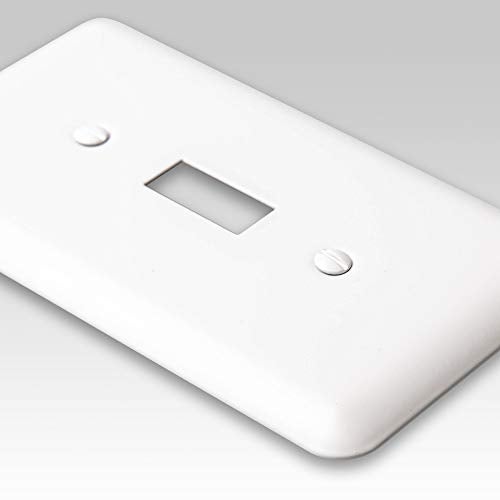 AMERELLE 935BBW Devon Double Blank Steel Wallplate in White - Image 2