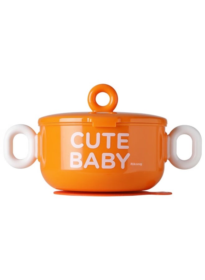 Rikang Children's Tableware Feeding Bowl, Baby Tableware Insulated Bowl, Stainless Steel Infant Bowl Rk-c1006 - Image 1